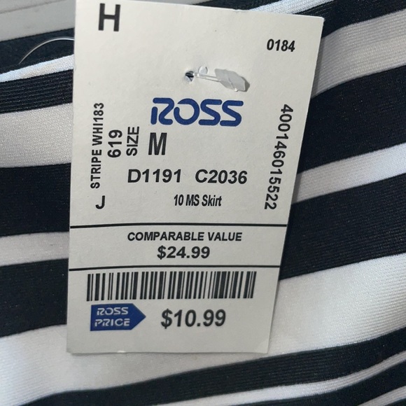 Striped body-con skirt from Ross, size medium - Picture 3 of 3
